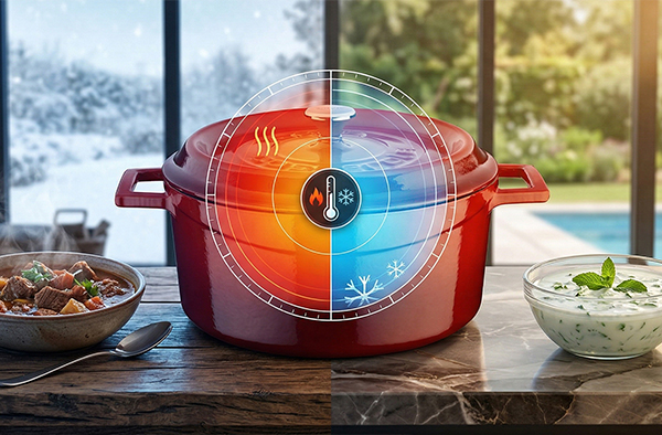 Professional Cast Iron Casserole in Commercial Kitchens